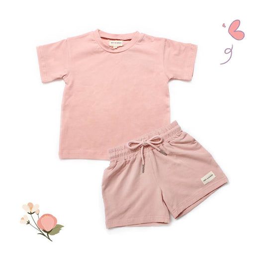 Kids Pink Short Set