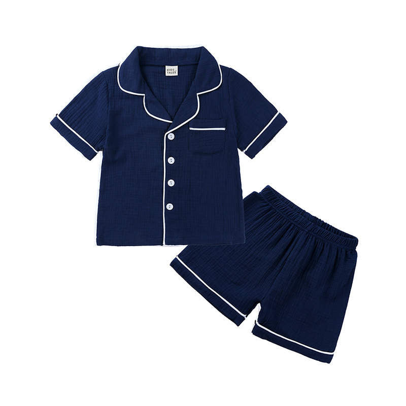 Jrue and Louis- Classic Muslin Pajama Sets